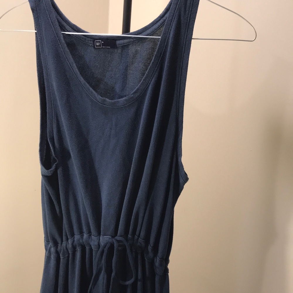 Blue tank top dress